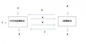 esquema fotoquímica e química etaplas