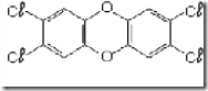 fórmula estrutural plana da dioxina