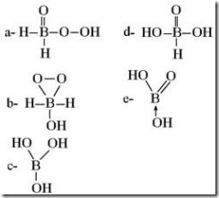 fórmula estrutural ácido bórico