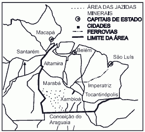 mapa de jazidas dos Recursos Minerais do Brasil