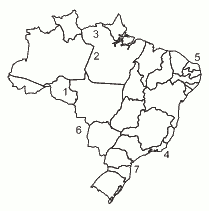 mapa de grandes jazidas brasileiras