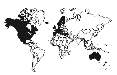 mapa TENDÊNCIAS NAS MIGRAÇÕES INTERNACIONAIS