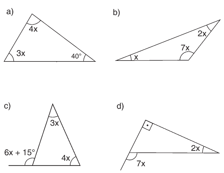 calculo X de Triângulos e Congruência