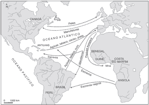 mapa mercantilismo 