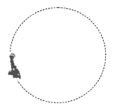 avião em acrobacia circular