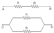 duas associações de resistores