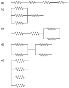 exercícios sobre resistor de resistência elétrica R