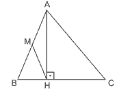 triângulo ABC, AB = 13, BC = 14, CA = 15, M
