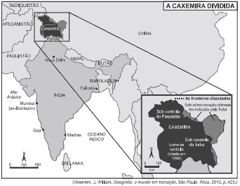 mapa conﬂitos étnico-nacionalistas na Ásia