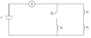 circuito com três resistores de mesma resistência R