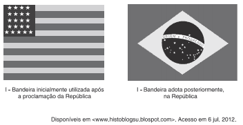 duas bandeiras propostas como símbolo nacional