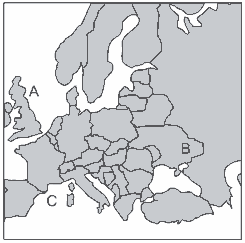mapa três diferentes territórios onde foram observadas manifestações separatistas ao longo do ano de 2014
