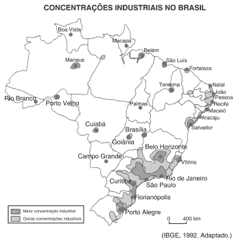 concentrações industriais no brasil