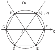 sistema ortogonal de coordenadas, duas retas