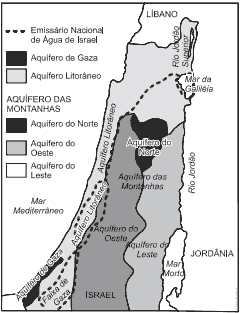 mapa conflitos água oriente médio