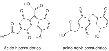 ácido hipossudórico e ácido nor-hipossudórico
