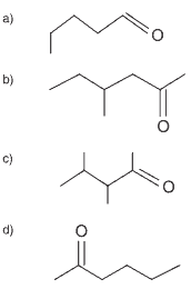estrutura do isômero do hexanal