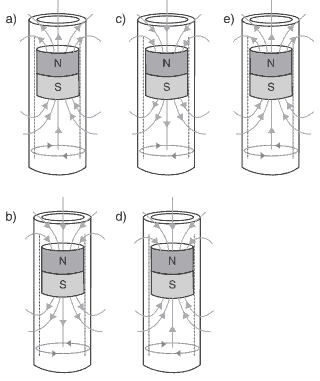 polaridade dos tubos de indução