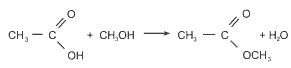 mistura de ácido acético e metanol