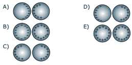 barra eletrizada de duas esferas condutoras exercícios