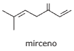 mirceno fórmula estrutural
