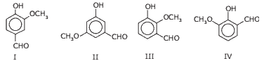 formula estrutural da vanilina baunilha