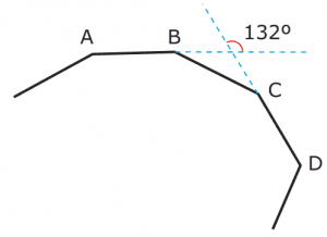 polígono convexo regular AbCD