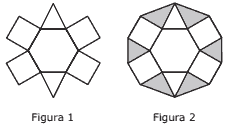 7 ladrilhos poligonais regulares (1 hexágono, 2 triângulos, 4 quadrados)