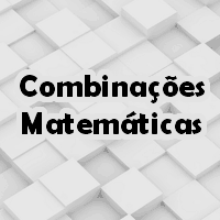 simulado com gabarito sobre Combinações Matemáticas