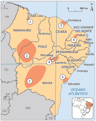 questões com gabarito sobre Regionalismo Brasileiro Região Nordeste