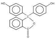 fórmula estrutural da fenolftaleína