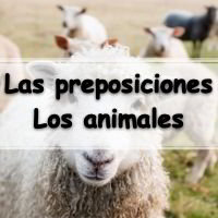 exercícios de espanhol sobre Las preposiciones Los animales para enem e vestibular
