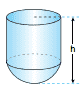reservatório de água cilindro circular
