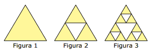 geometria fractal, triângulos