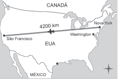 distância entre São Francisco e Nova York