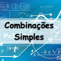 simulado com questões de matemática sobre Combinações Simples