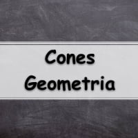 lista de questões de matemática sobre Cones Geometria para alunos e professore