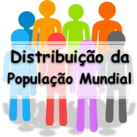 distribuição da população mundial