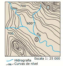 mapa topografico