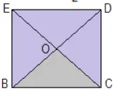 quadrado e triângulo exercícios