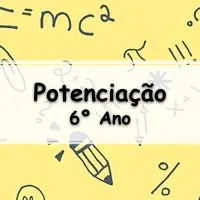 simulado com questões e 10 Exercícios sobre Potenciação para o 6° ano do ensino fundamental com Gabarito