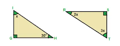 ângulos Triângulos atividades com gabarito