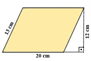 área de um paralelograma simulado 9 ano
