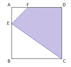 questões sobre Área do Quadrado e do Retângulo com gabarito
