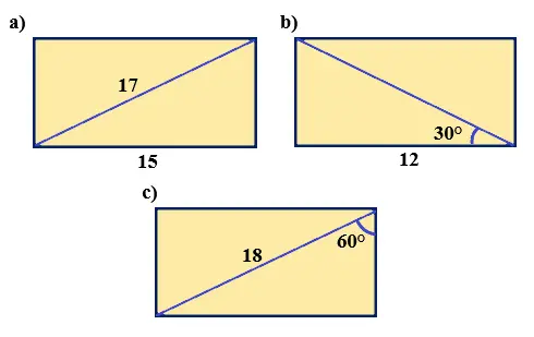 Área do Quadrado e do Retângulo