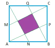 Área do Quadrado e do Retângulo simulado resolvido