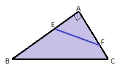 questões sobre Área do Triângulo Retângulo com as respostas