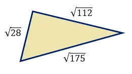perímetro de um triângulo para o 9 ano