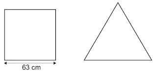 quadrado e triângulo com exercícios resolvidos