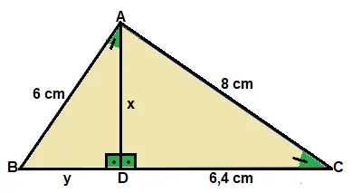 questões e semelhança de Triângulos para o 9 ano com respostas